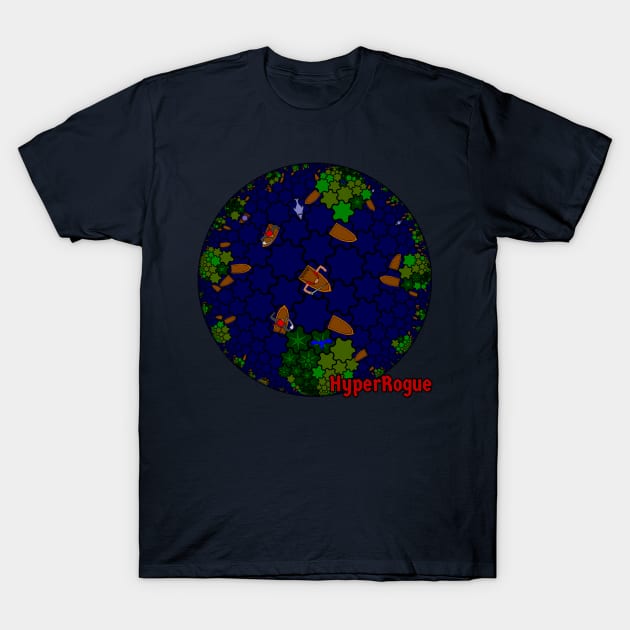 HyperRogue Caribbean T-Shirt by zenorogue